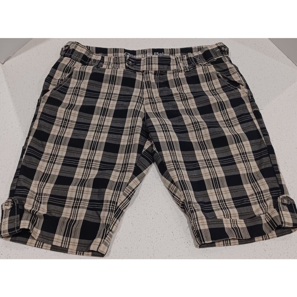 ONE TUFF BABE Bermuda Women's Black/beige Size 9/10